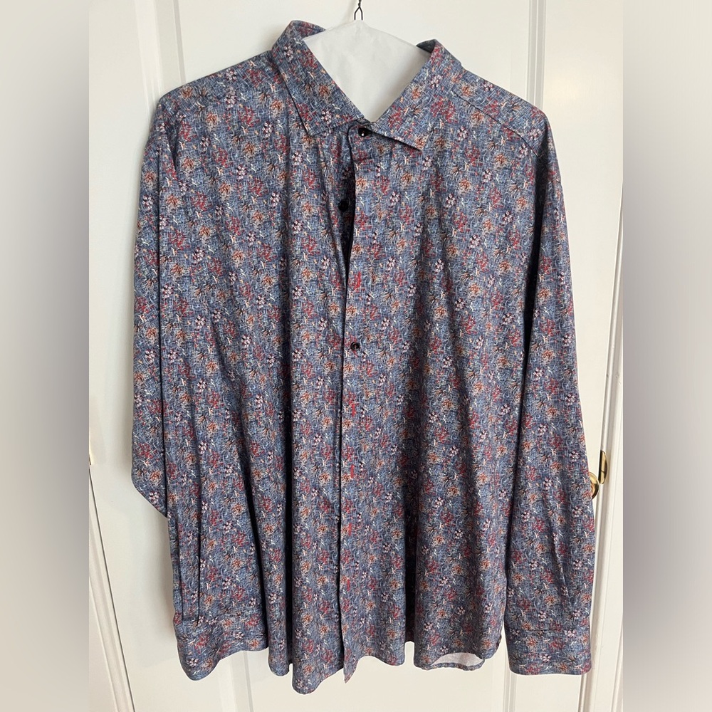 Robert Graham Regular Size 2XL Button-Up Casual Button-Down Shirts for Men